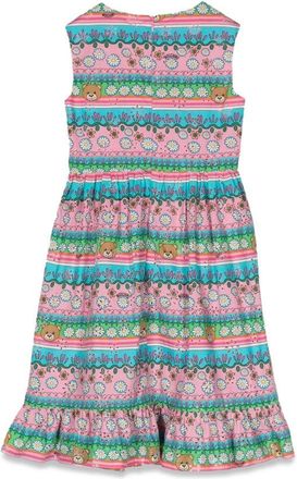 Moschino Multicolour Cotton Dress - Multicolor