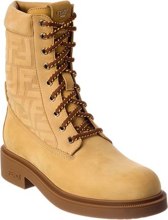 Fendi Dnu Pack Fendi Filo Leather Combat Boot