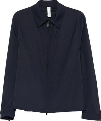 Hev&ograve; Jassen, Heren, Blauw, S, Wol, Verdemare Jacket