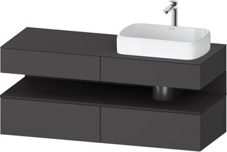 Duravit Qatego Consola Mueble Bajo Lavabo, 2 Extensiones, 2 - Duravit