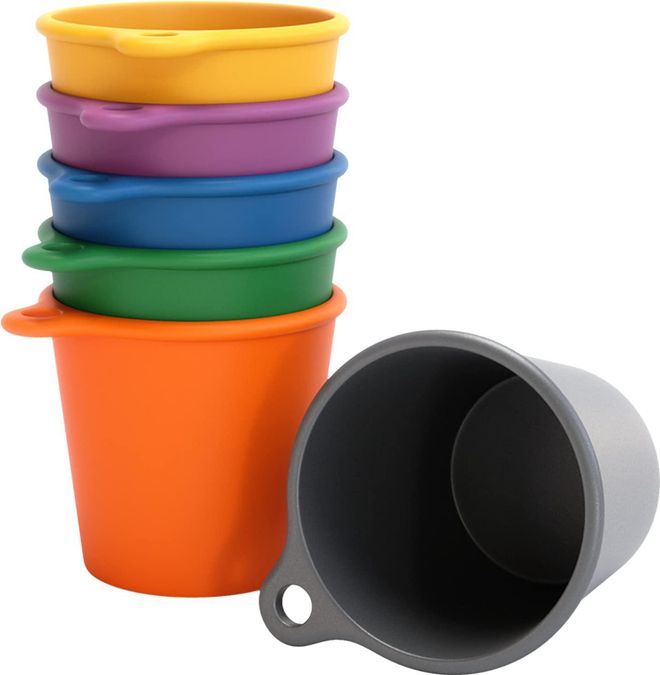 Sopro 12x Schnapsbecher Plastik 4 cl wiederverwendbar - Shotgläser 40 Milliliter bunt - Mehrweg Schnapsglas zum Umhängen - Shot Becher 4cl - Schnapsgläser f ab 18,99 €