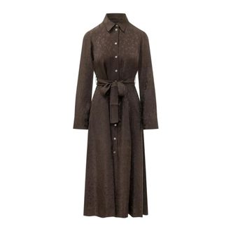 Pinko Pinko, Dames, Jurken, Bruin, Maat: M