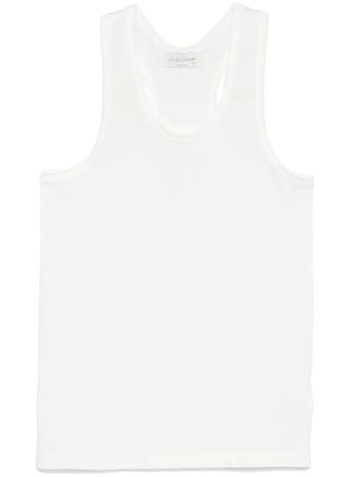 Yohji Yamamoto cotton tank top - White