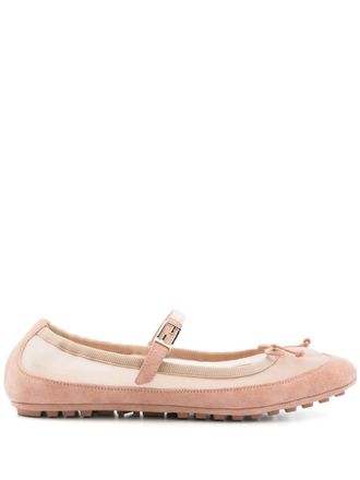 Fendi Baguette ballerinas - Roze