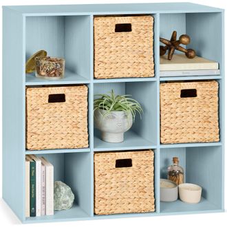 Best Choice Products 9-Cube Storage Organizer, 11in Shelf Opening, Bookcase w/ 3 Removable Back Panels