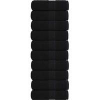 OEM Servilletas De Invitados Frogn, Juego De 10, Negras, 30x50 Cm, 360 G/m2 - Crezuo