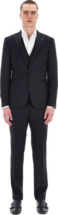Tagliatore Jurken Blauw - Heren - Business pakken - Blauw - XL - Wol - Kostuums