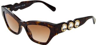 Swarovski Womens Sk602153-Y 53Mm Sunglasses