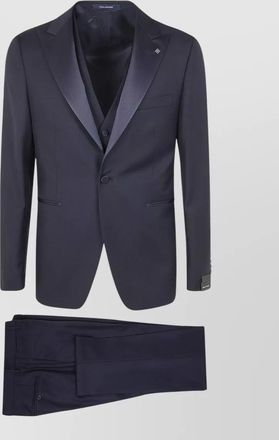 Tagliatore virgin wool tuxedo suit