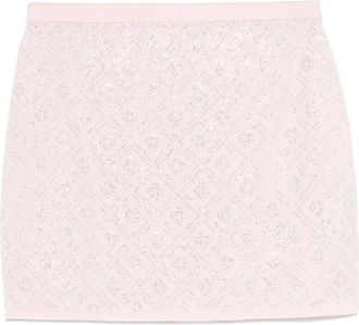 Casablanca Minigonna con cristalli - Rosa