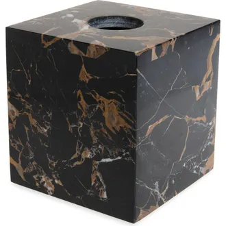 Kassatex Athenas Tissue Box Holder in Black/Gold at Nordstrom Rack