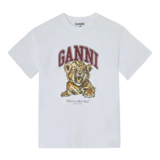 Ganni Donna, Top, Bianco, S, new