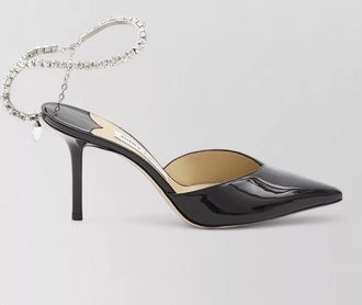 Jimmy Choo London saeda 85 slingback crystal strap sandals