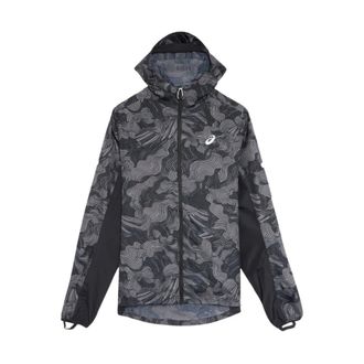 Asics Fujitrail Packable Jacket - Heren - Sport - Zwart - Maat: 2XL Poliester
