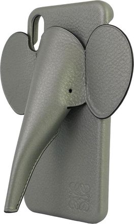 Loewe Elephant Cover For Iphone Xs Max In Pearlized Calfskin