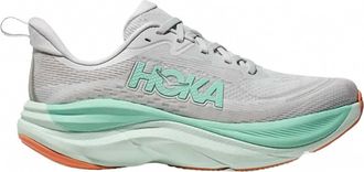 Hoka One One Womens Skyflow Running Shoes In Cosmic Grey / Seafoam