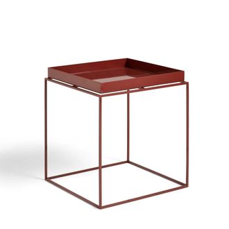 HAY Tray Table 40 x 40 cm, chocolate gl&auml;nzend