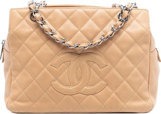 Chanel Tweedehands Petite Caviar Timeless Tote