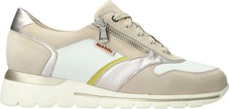 Mephisto Sneakers - Dames - Schoenen - Beige - Maat: 37 1/2 EU Leer