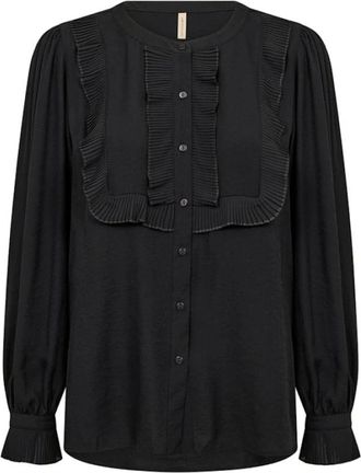 Soyaconcept Dames, Blouses & Shirts, Zwart, Maat: XL