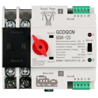 OEM Interruptor De Transferencia Autom&aacute;tica, Xu, Interruptor De Doble Potencia 2p100a, Producto De Calidad Superior, Duradero Y Fiable, Materiales Selecci