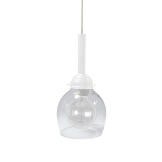 Tosel Suspensi&oacute;n vidrio blanco D15 cm