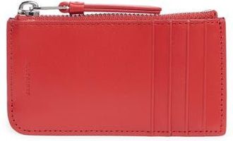 AllSaints Marlborough Leather Wallet in Gala Red at Nordstrom Rack
