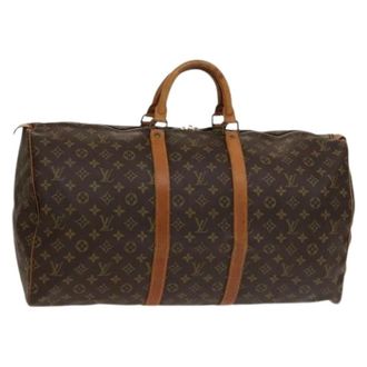 Louis Vuitton Tweedehands Canvas Louis Vuitton tassen - Dames - Pre-owned - Bruin - Maat: ONE Size Leer