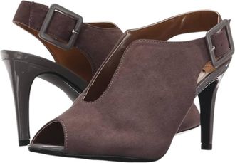 J. Rene&eacute; Womens Myra Pump Heel In Gray Suede