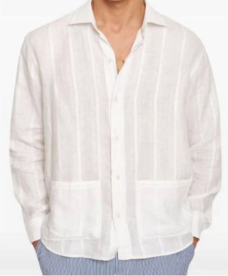 Orlebar Brown Barkley Button Down Shirt In White