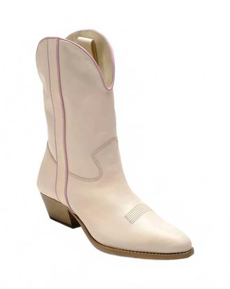 Free People Womens Borderline Western Booties In Plaster