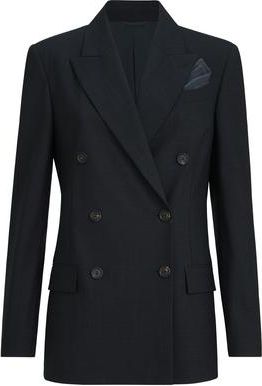 Brunello Cucinelli Blazer with monili in Lignite Grey at Nordstrom, Size 38 It