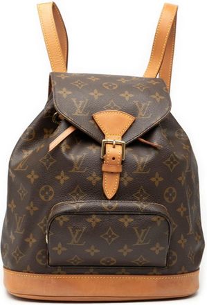 Louis Vuitton Brown Pvc Leather Backpack (Pre-Owned)