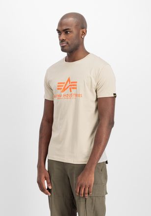 Alpha Industries T-Shirt ALPHA INDUSTRIES Basic T-Shirt BL, Herren, Gr. XXL, beige (organic beige), Obermaterial: 100% Baumwolle, Shirts T-Shirt