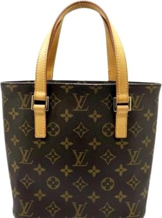 Louis Vuitton Pre-owned M51172 Tote Bag - Dames - Vintage Shopper - Bruin - ONE Size - Leer - Vintage