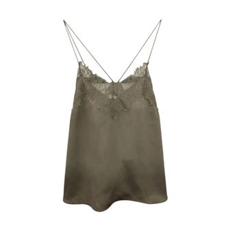 Iro Top in seta - - Tops - Donna - Verde - S