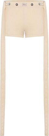 Jean Paul Gaultier Ribbed Patch-detail Shorts