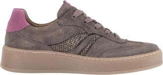 Gabor Veterschoen - Dames - Sneakers - Grijs - 42 EU - Schoenen