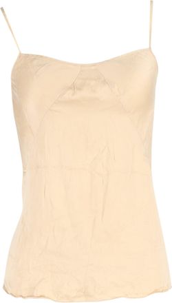 Alexander Wang Spaghetti Strap Camisole Top in Nude Silk