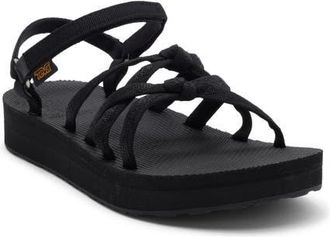 Teva Kena Slim Midform Sandal in Black at Nordstrom, Size 12