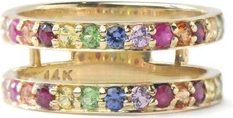 Anzie 14K Sapphire Classique Double Band Ring