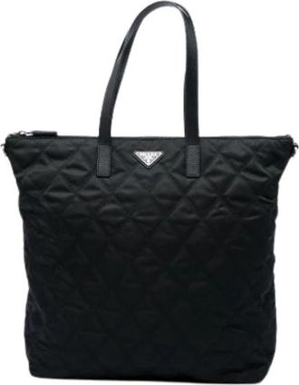 Prada Pre-owned Satchel - Dames - Vintage Shopper - Zwart - ONE Size - Leer - Vintage