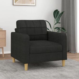 vidaXL Furniture Limited - Sill&oacute;n De Tela Negro 60 Cm
