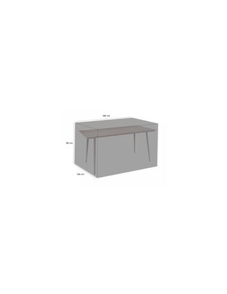 Essenciel Green Funda De Protecci&oacute;n Para Mesa Rectangular 225 X 125 X H 80 Cm