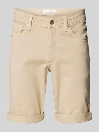 Mango Regular Fit Jeansshorts im 5-Pocket-Design Modell NEPTO in Beige, Gr&ouml;&szlig;e 36