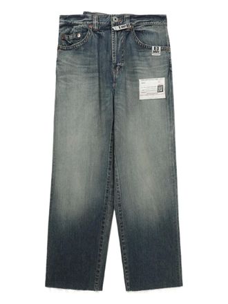 Miharayasuhiro Jeans a gamba ampia - Blu