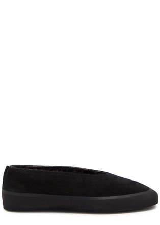 Le Monde Beryl LE Monde Beryl Apres Ski Suede Ballet Flats - Black - 40 (IT40 / UK7)
