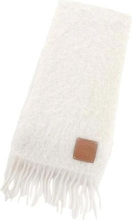 Loewe Pre-owned Stole - - Pre-owned - Donna - Bianco - ONE SIZE