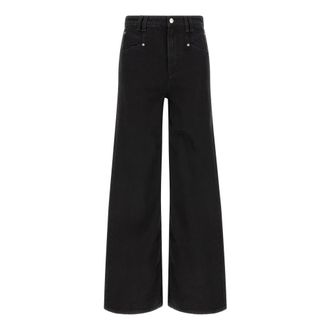 Isabel Marant Lemony Jeans - Dames - Loose Fit Jeans - Zwart - 2XS - Katoen - Jeans