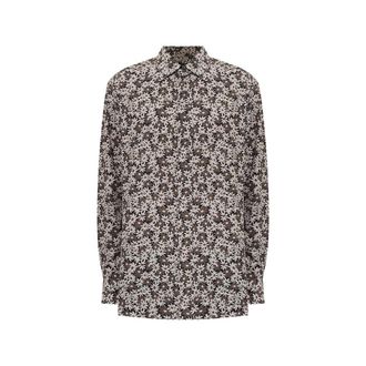 Tom Ford Bicolor Cotton Pattern Mens Shirt